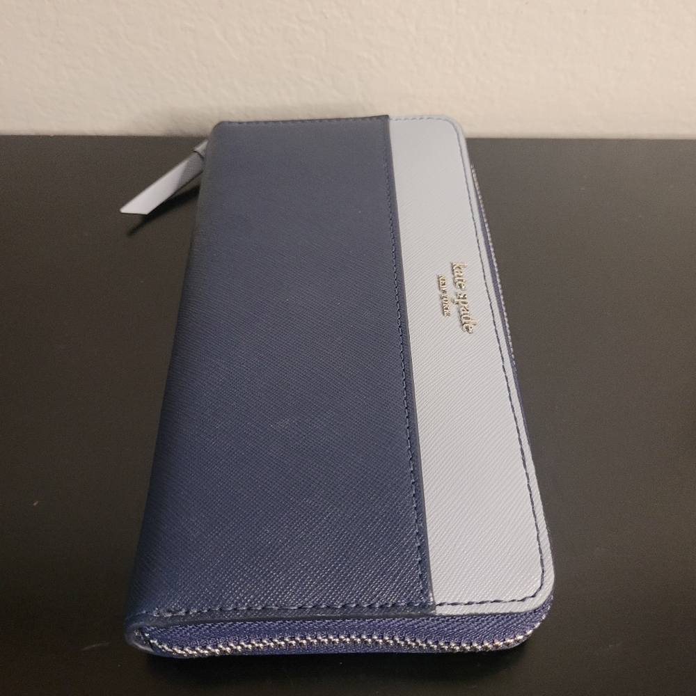 Kate Spade Saffiano Leather  Zip Around Continental Wallet - Picture 4 of 15